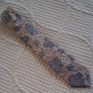 Floral Paisley Tie 100% Silk